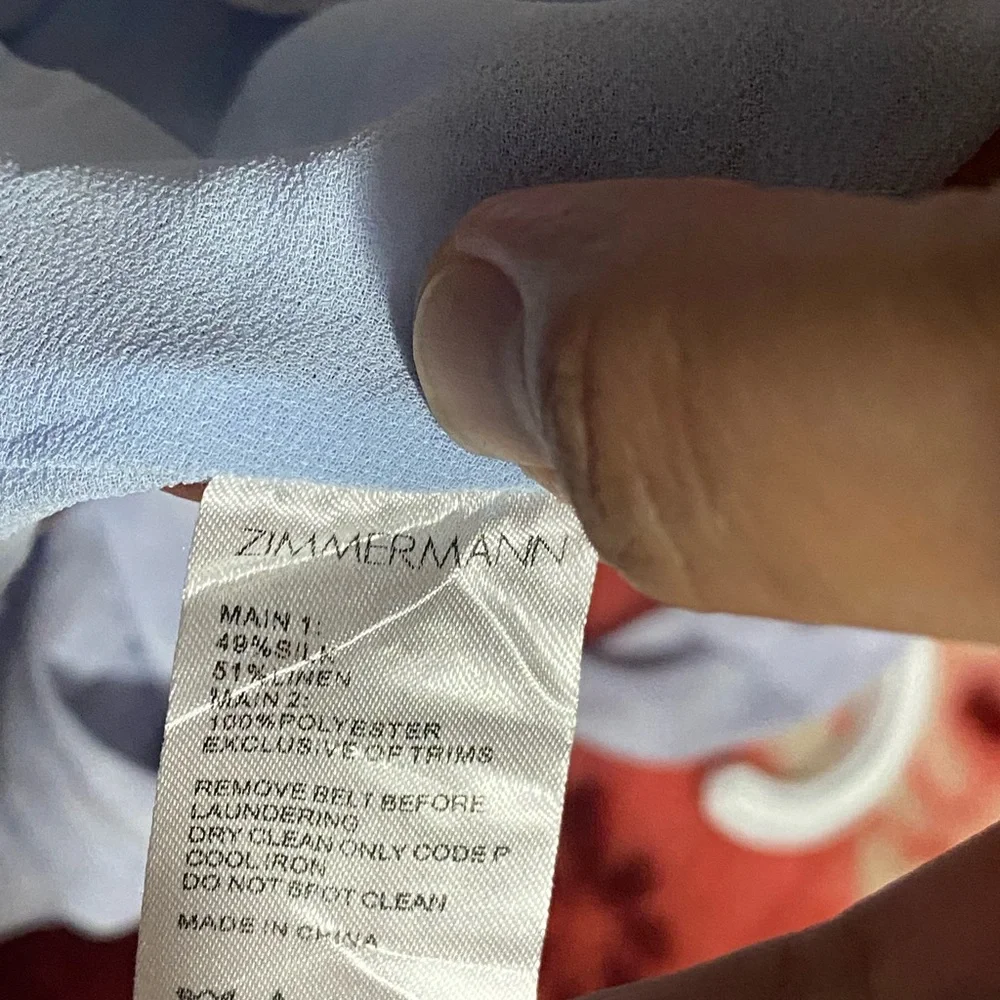 Zimmermann Lavender Mini Dress - Picture 4 of 5